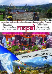 Poster für Nepalvortrag 2016