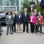 Mit Nirvana und Binod Chaudhary bei den Lions Clubs International in Toronto